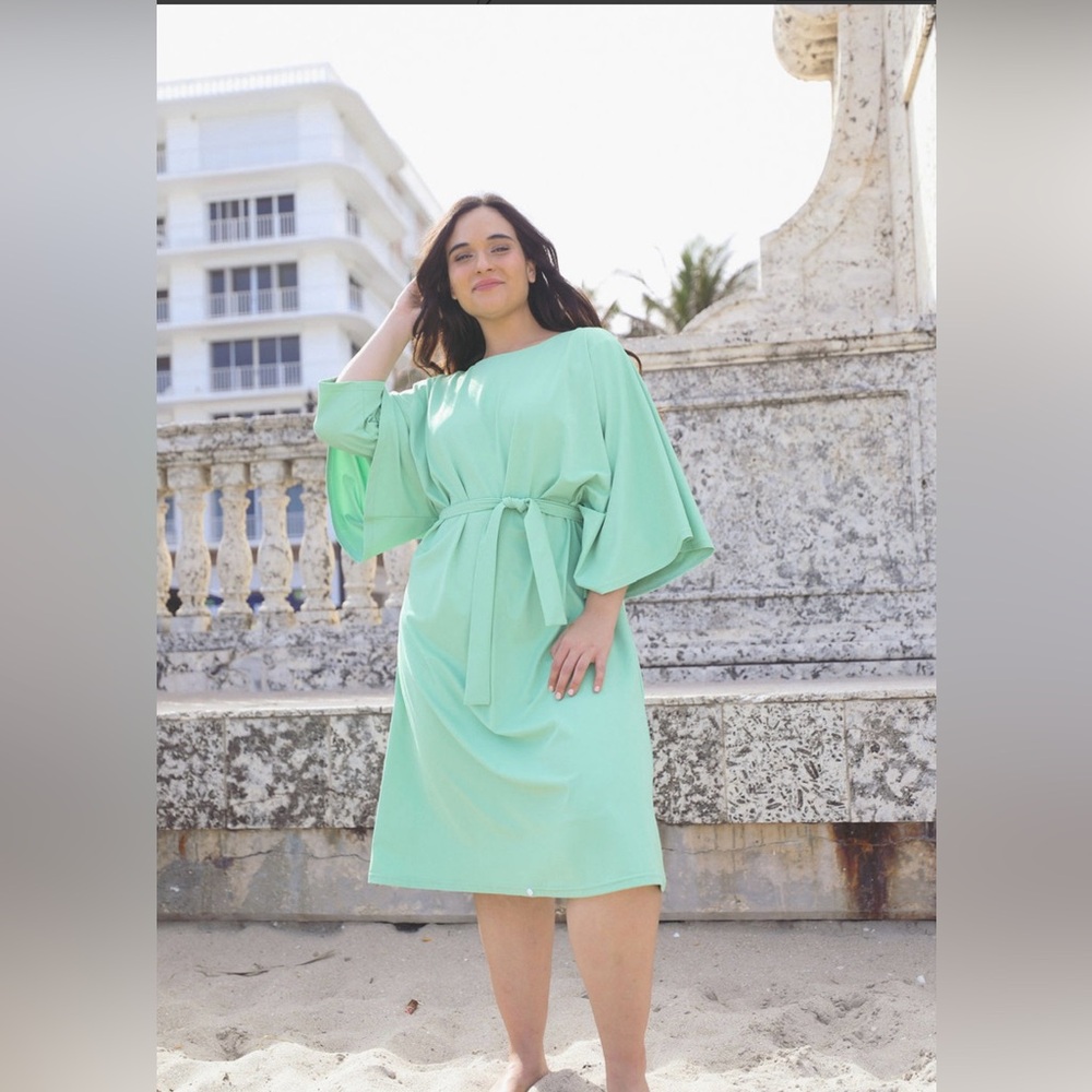 Green Dainty Jewells Swim Dress